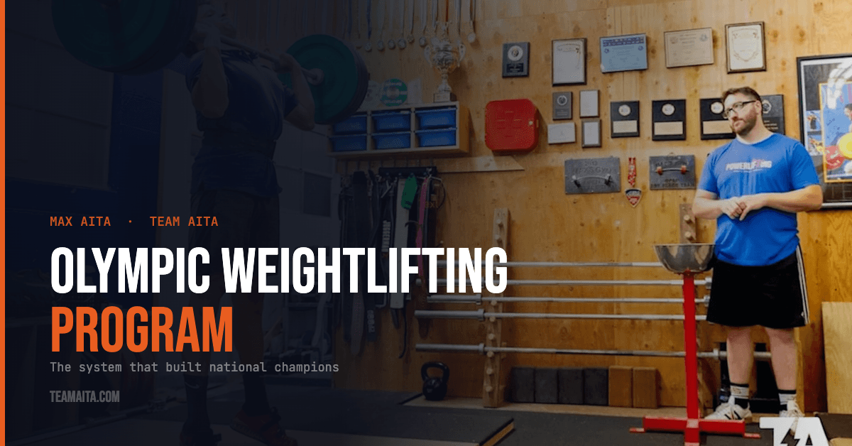 Max Aita's Olympic Weightlifting Program: The System That Built National Champions